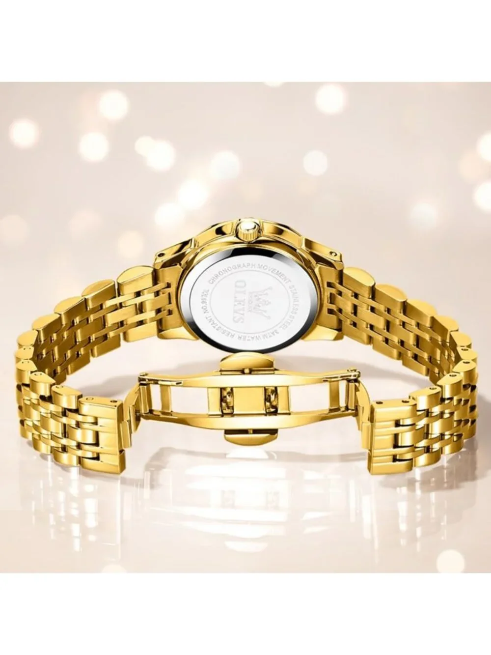 Stylish Women's Analog Watch - Waterproof, Luminous, Two-Tone, Easy to Read